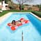Pool Central 5.7ft. Inflatable Red & White Jumbo Hair Bow Pool Float